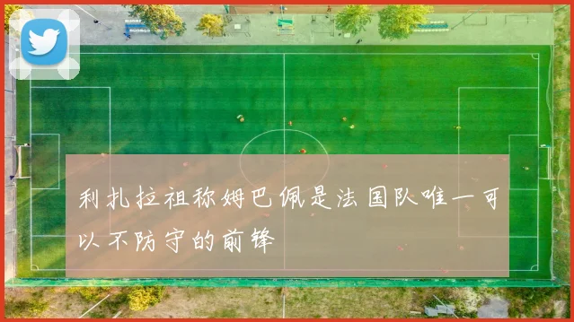利扎拉祖称姆巴佩是法国队唯一可以不防守的前锋